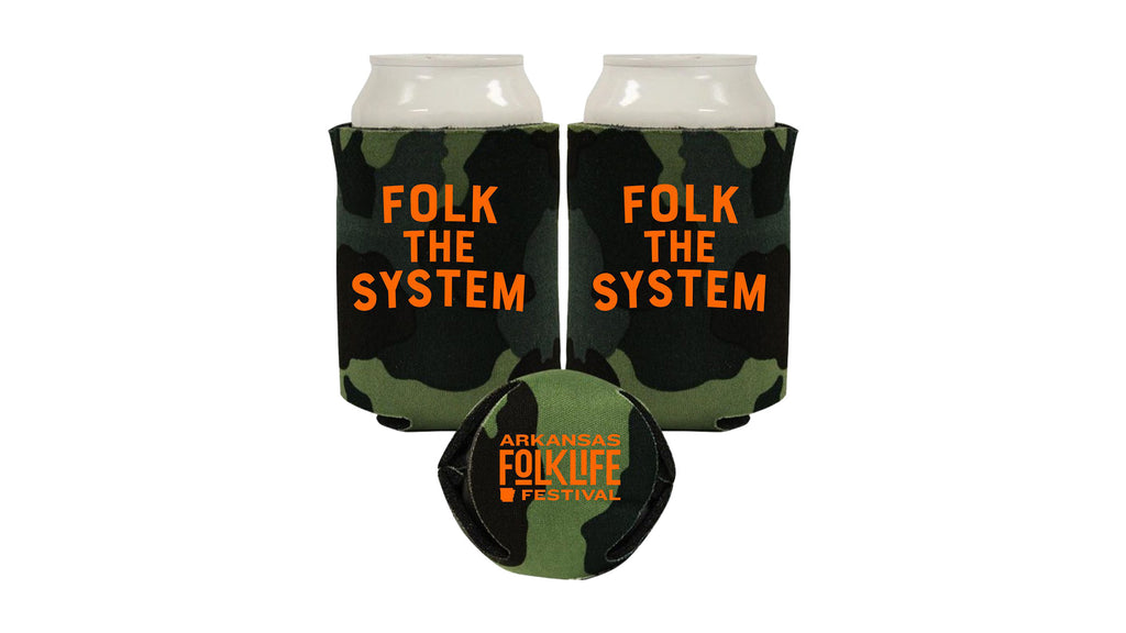 Donation - Folk the System Sticker and Koozie Bundle
