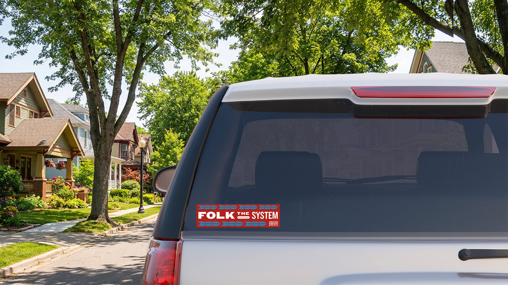 Donation - Folk the System Bumper Sticker