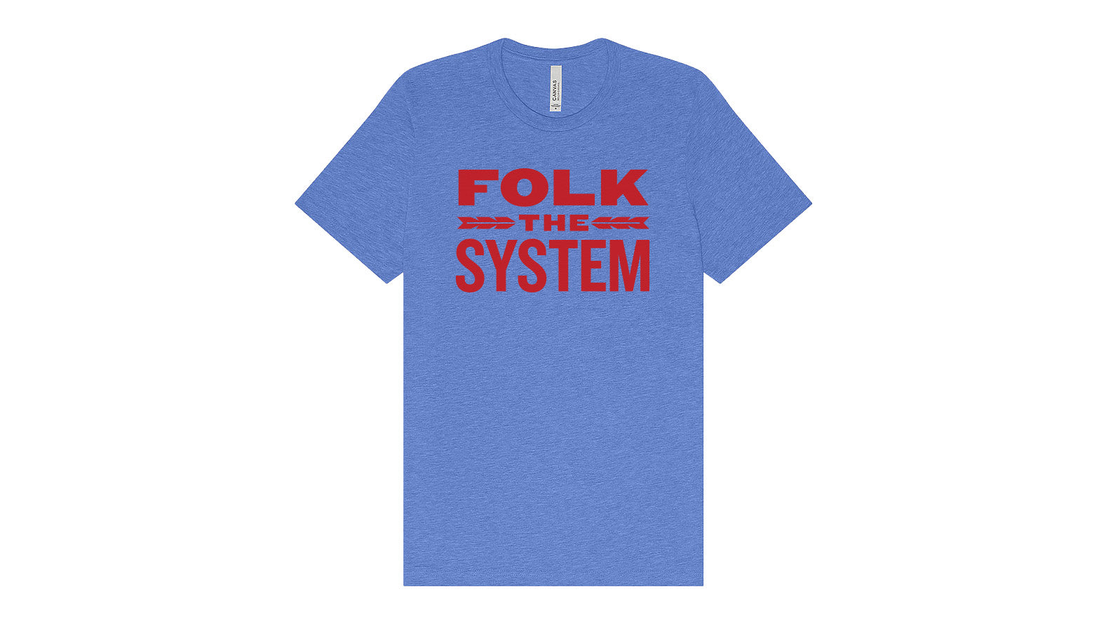 Support - Folk the System Sticker Koozie and Tshirt Bundle